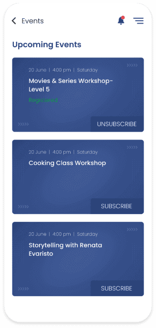Your Access Upcomming Events