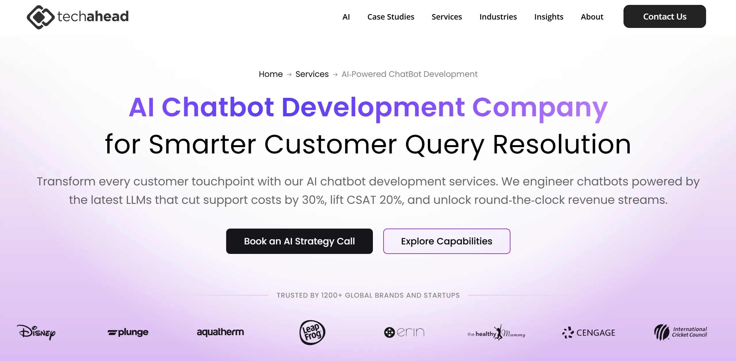 AI Chatbot Development Company | GPT-4 & LLM Chatbots