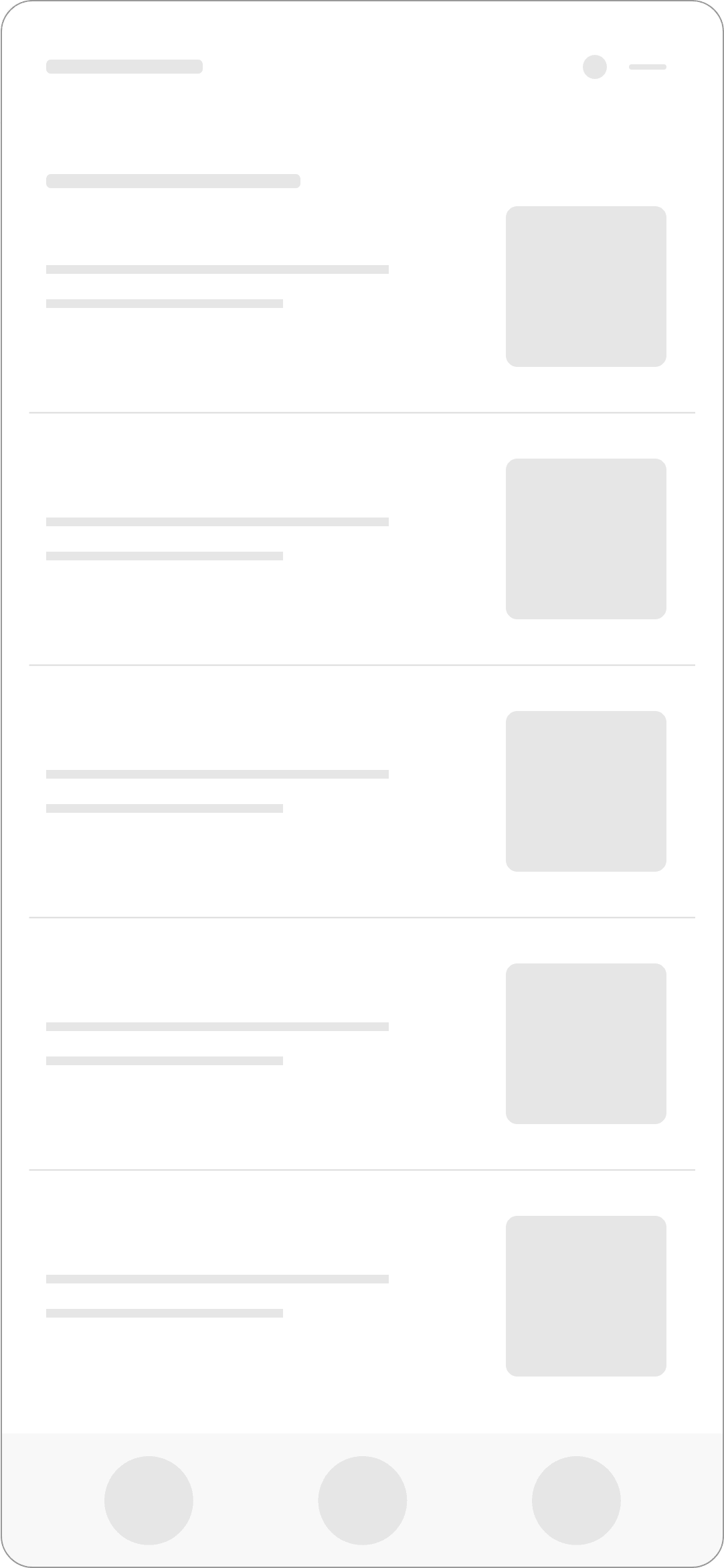 Your Access Wireframe