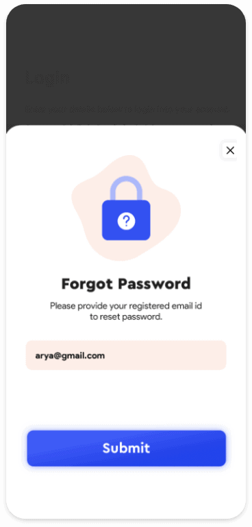Journies Forgot Password