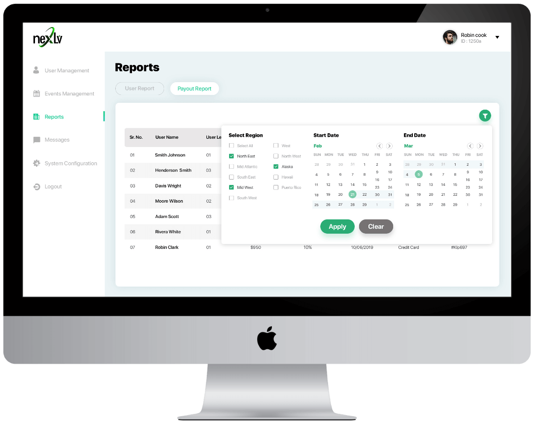 nexlv website