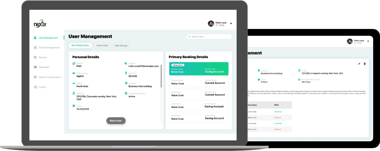 nexlv website