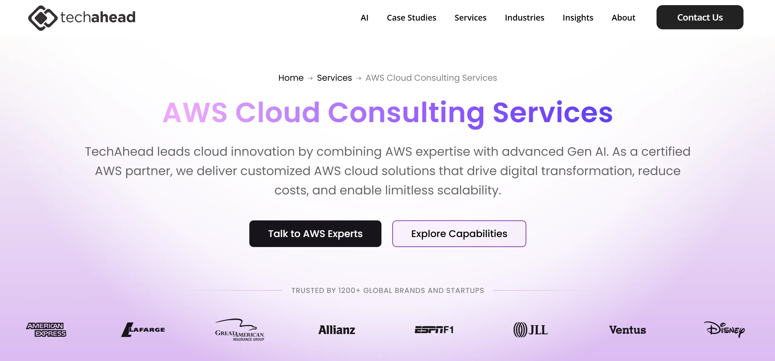 AWS Cloud Consulting Services - TechAhead