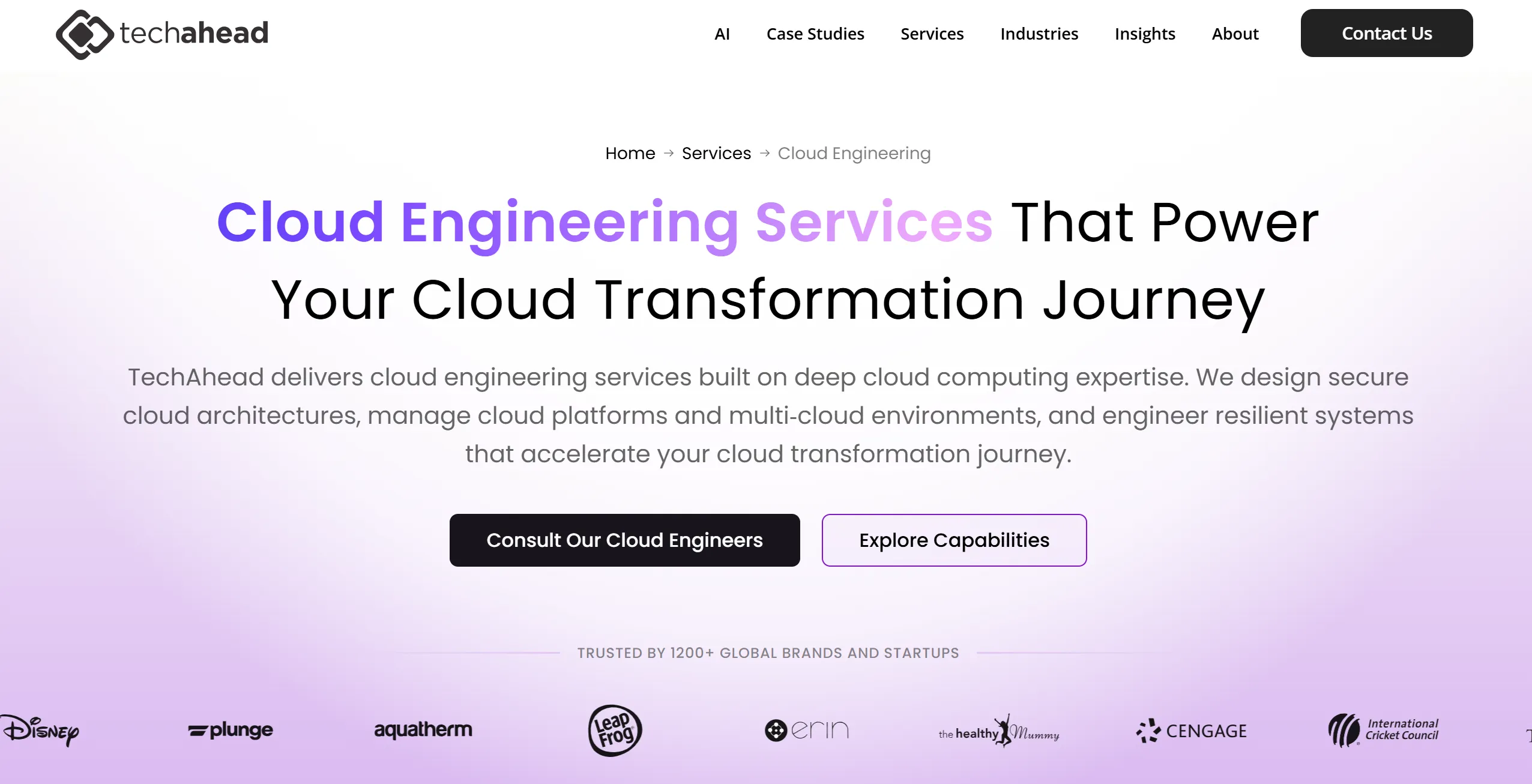 #1 Cloud Engineering Services Provider| TechAhead