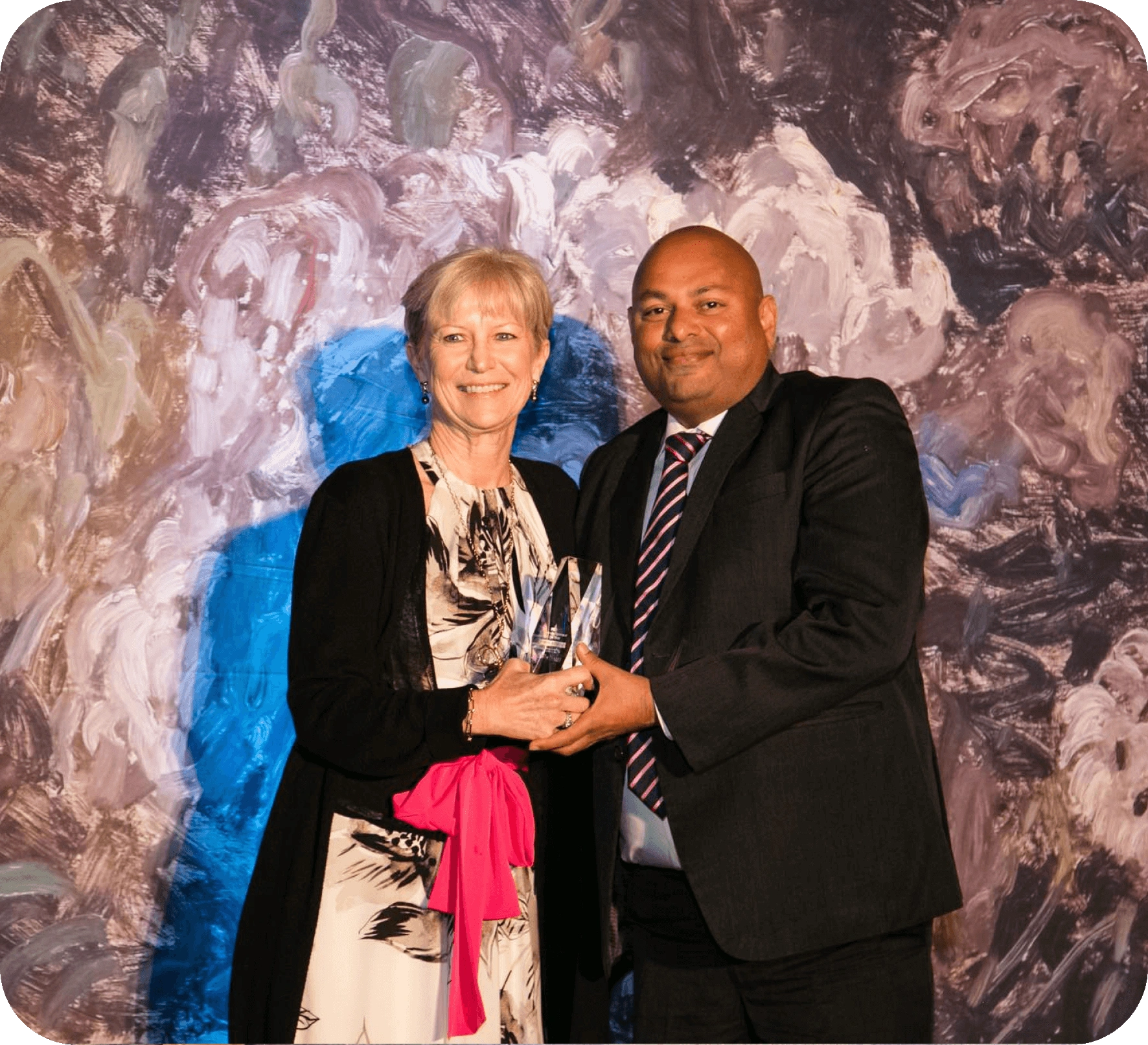 Award Handover Moment