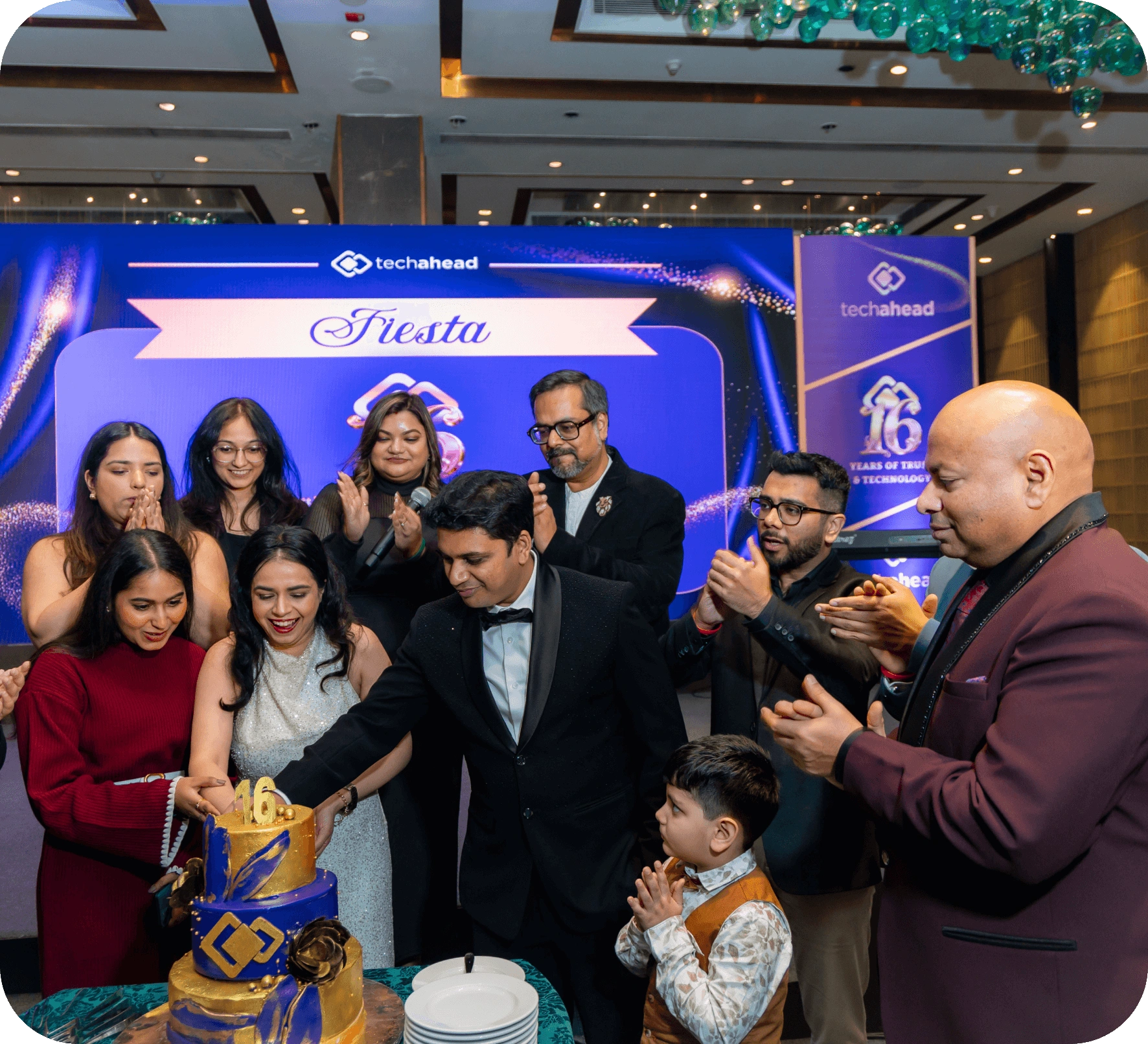 TechAhead 16th Anniversary Cake Cutting