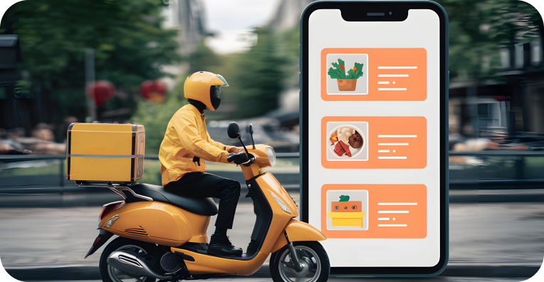 The global online food delivery services market