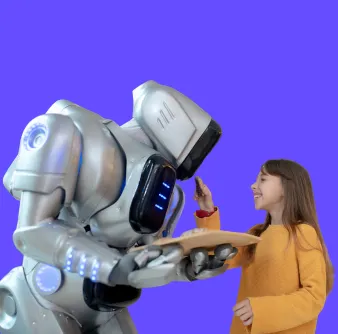 Human motion modeling with robot