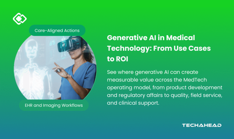 Generative AI in Medical Technology: Mapping High-Value Opportunities Across the Operating Model